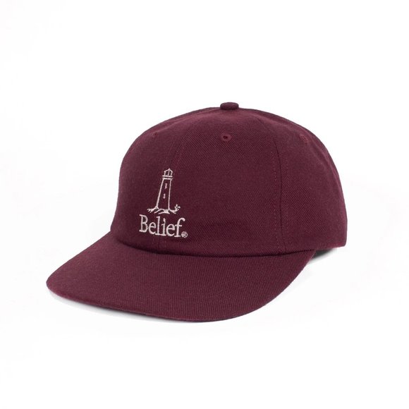 Belief NYC Lighthouse 6 Panel - Maroon - Picture 1 of 3